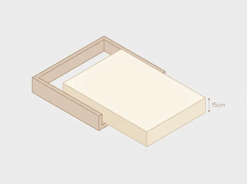 15cm 블록 하나를 만듭니다